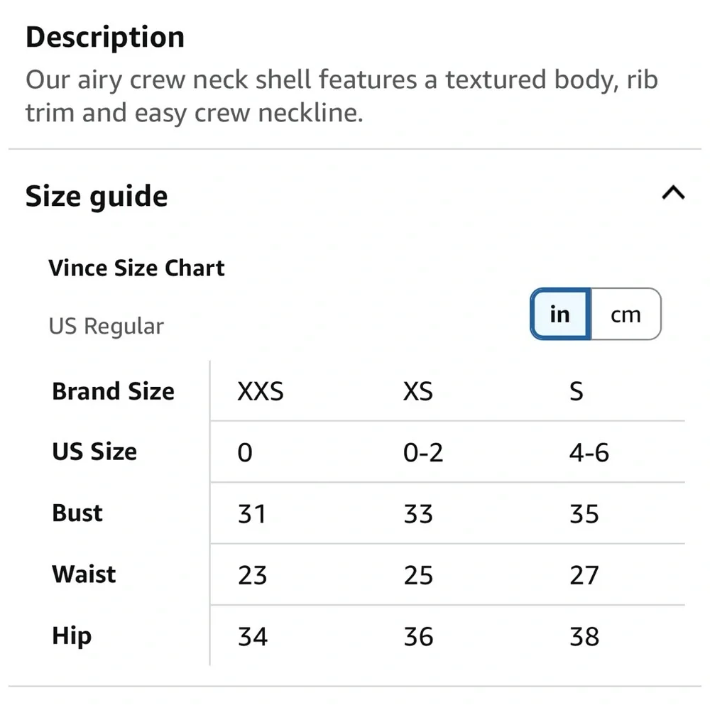 Vince White Ribbed Trim Crew Neck Sleeveless Top size small - Picture 11 of 11